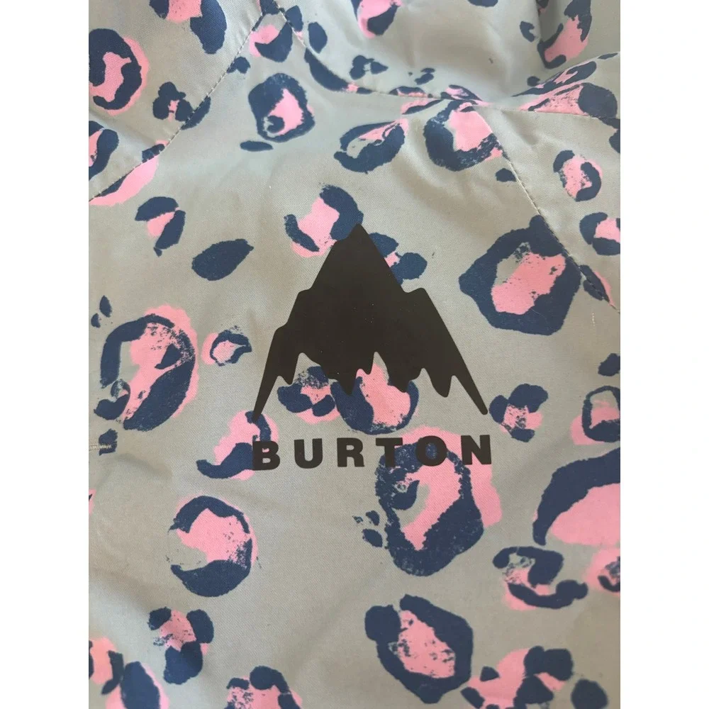 Burton Hillslope 2L Snowboard Jacket Kids Small Blue Insulated Waterproof